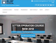 Tablet Screenshot of cnctrainingcentre.com